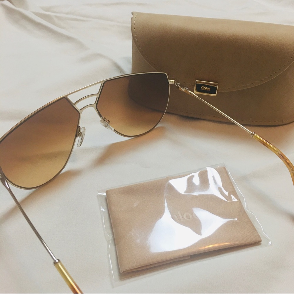 Chloe Negative Space Oversize Aviators - Picture 11 of 11
